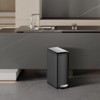 8 Gallon Slim Kitchen Trash Can, Stainless Steel Garbage Can with Inner Wastebasket, Soft-Close Lid Step Rubbish Bin for Office, Bathroom - 4 of 4