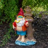 Northlight 10.5" Red and Blue Beach Gnome Outdoor Garden Statue - image 2 of 4