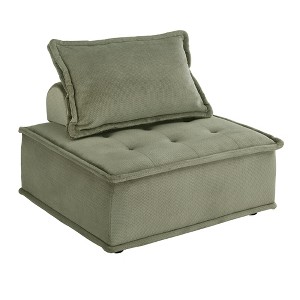Inspire Q Declan Accent Chair Moss Green - 1 of 4