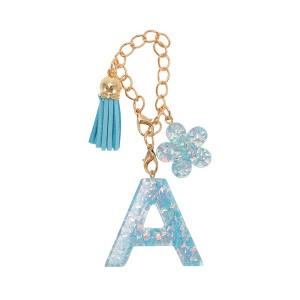 Unique Bargains Flower Heart Sequin Letter Water Cup Pendant Pink 1 Pc - 1 of 4