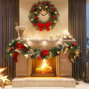 6 Ft Christmas Garland with Lights - 1 of 4