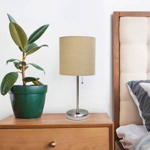 Creekwood Home Contemporary Bedside Table Lamps with USB Port - 1 of 4