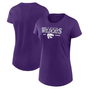 NCAA Kansas State Wildcats Women's Relaxed T-Shirt - 1 of 3