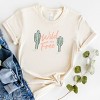 Simply Sage Market Wild And Free Cactus Short Sleeve Tee - 3 of 4