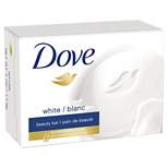 Dove Beauty White Beauty Bar Soap - Trial Size - Unscented - 3.17oz