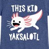 Girls' - Instant Message - This Kid Yaksalotl Fitted Short Sleeve Graphic T-Shirt - 2 of 4
