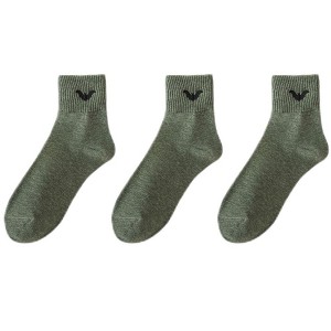 Anna-Kaci Women's 3-Pack Crew Socks with Ribbed Cuffs in Festive Halloween Design - 1 of 3