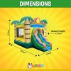 Pogo Bounce House Crossover Bounce House with Slide, No Blower - 3 of 4