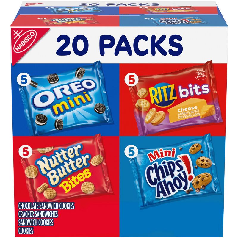 Nabisco Classic Mix Variety Pack With Cookies &#38; Crackers - 20oz /20ct, 1 of 12