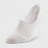 Peds Women's Extended Size Mesh Striped 6pk Sport Cut Liner Socks - 8-12 - 2 of 3