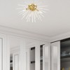 Livex Lighting Utopia 4 - Light Flush Mount in  Satin Brass - 2 of 4