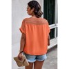 I AM A FASHION JUNKY Lace Plus Pattern Printed Batwing Sleeve Blouse - 4 of 4