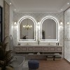 Apmir Super Bright 192 LEDs/m LED Lighted Anti-Fog Tempered Glass Arched Bathroom/Vanity Mirror with ETL & 3-Year Warranty - 4 of 4
