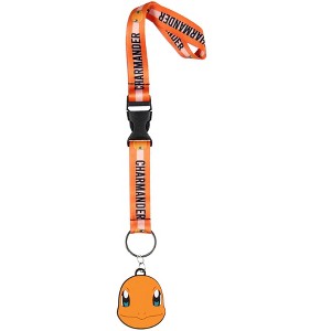 Pokemon Wrist Strap Lanyard for Keys Keychain Wallet OSFM with Charm - 1 of 4