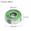 Unique Bargains Skates Scooters 608RS Deep Groove Ball Skateboard Bearings 20 Pcs 0.87" - 2 of 4