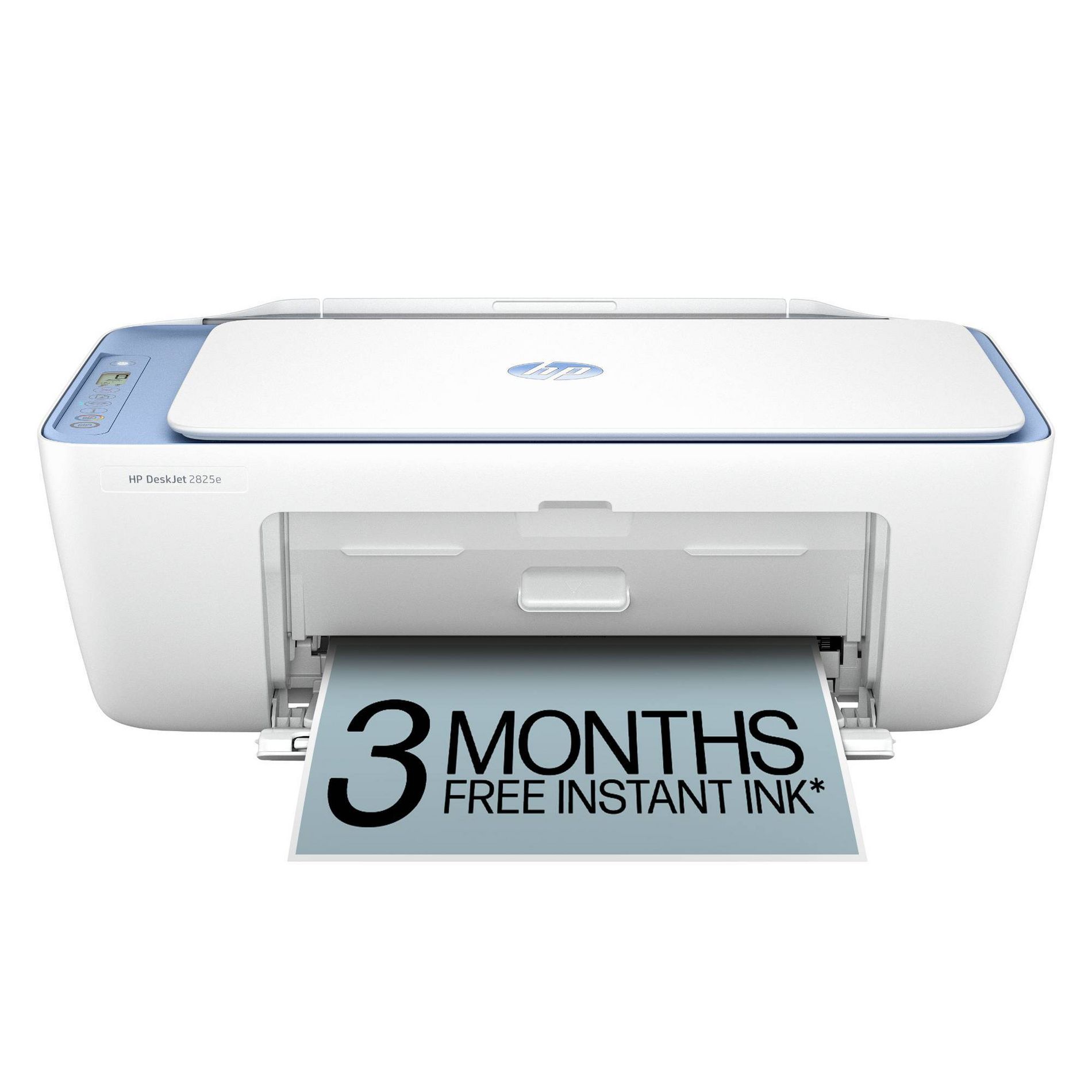 HP DeskJet 2825e Wireless All-in-One Color Printer, Scanner, Copier with 3 Months Free Instant Ink (6W7F4A)