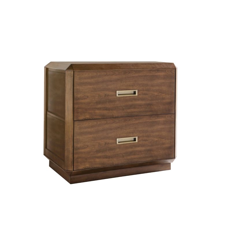 Westchester Two Drawer Nightstand Brown - Abbyson Living, 1 of 6
