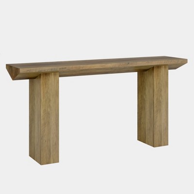 Tribesigns 62.99-Inch Long Sofa Console Table, Farmhouse Wooden Narrow Behind Couch Table, Accent Entryway Table for Entrance