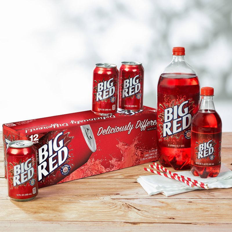 Big Red Soda - 12pk/12 fl oz Cans, 4 of 10
