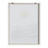 Kate and Laurel Blake Black Yellow Mountain Range Silhouette Framed Printed Glass by Cat Coquillette, 18x24, Natural - 4 of 4