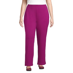 Lands' End Women's Sport Knit High Rise Pants - 1 of 3
