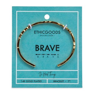Ethic Goods Morse Code Patterned Cuff - 1 of 4