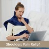 Large Weighted Heating Pad for Neck, Shoulders and Back,4 Heat Settings, Fast Heating, Auto Shut Off, Electric Full Body Pain Relief - 4 of 4