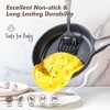 Itopfox Nonstick Cookware Set, 14-Piece Induction Safe Kitchen Pots and Pans, PFOA PFOS APEO Free, Healthy Non-Toxic Coating, Black - 2 of 4