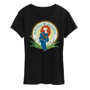 Women's - Disney Princess - Boldly Beautiful Short Sleeve Graphic T-Shirt - 1 of 4