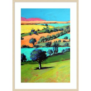 30" x 41" Coombe Fields Close up III by Paul Powis Wood Framed Wall Art Print - Amanti Art: Modern Lithograph, Hardwood Frame, Wire Mount - 1 of 4