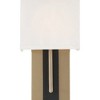 Crystorama Lighting Brent 1 - Light Sconce in  Vibrant Gold/Black Forged - 3 of 4