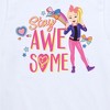 JoJo Siwa Stay Awesome Short Sleeve Graphic T-Shirt - White - 3T - 2 of 3