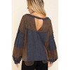 Women's Stud Detail Balloon Sleeve Top - POL - 3 of 4