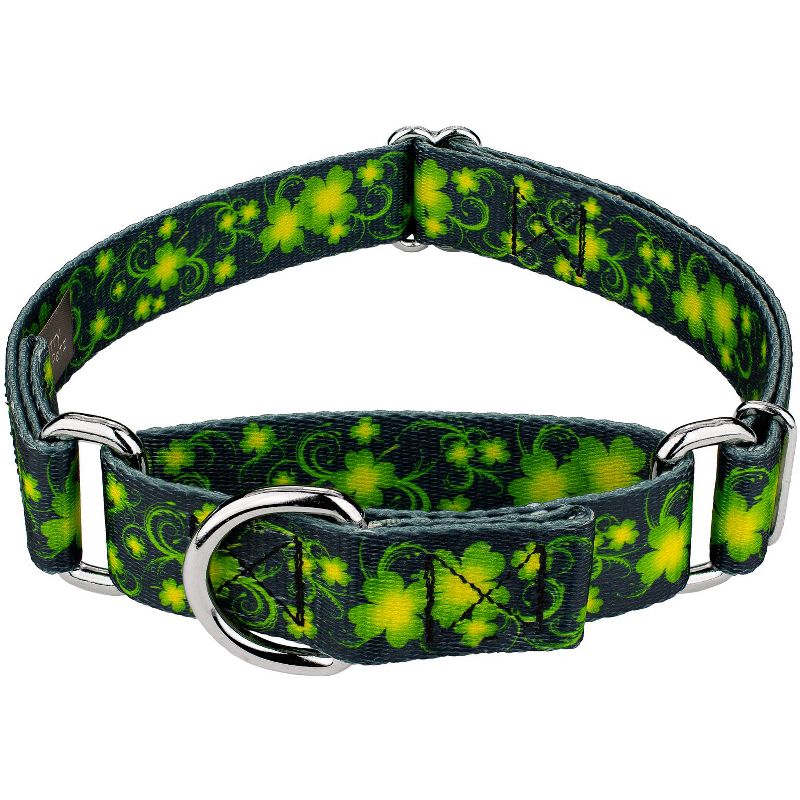 Country Brook Petz Clovers In The Wind Martingale Dog Collar, 1 of 6