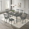 2 Pieces Set Dining Side Chair Rustic Modern Farmhouse Design Retro Design Easy to Assembly - 4 of 4
