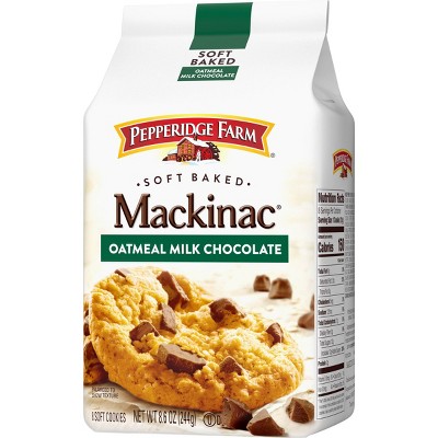 Buy Pepperidge Farm Mackinac Soft Baked Oatmeal Milk Chocolate Cookies 8 6oz Online In Turkey 53128708