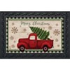 Briarwood Lane Doormat 30x18 Indoor Outdoor Merry Christmas Pickup Truck For Christmas Doormat - 2 of 4