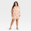 Women's Tiered Ruffle Mini Shift Dress - A New Day™ - 3 of 3