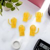Unique Bargains Utility 3-Hook Adhesive Star 3.15"x1.38" 5 Pcs - 2 of 4