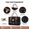 Travel Duffle Bag,Weekender Bags for Women with Shoe Compartment,Carry on Overnight Bag - 4 of 4