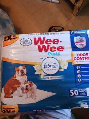 Wee-Wee Odor Control with Febreze Freshness Pads for Dogs, Count