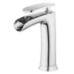 4" Single Handle LED Bathroom Faucet with Pop Up Drain and Deck Plate - Tosca