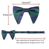 INSPIRE CHIC Men's Pre-tied Striped Adjustable Bow Tie - 3 of 4