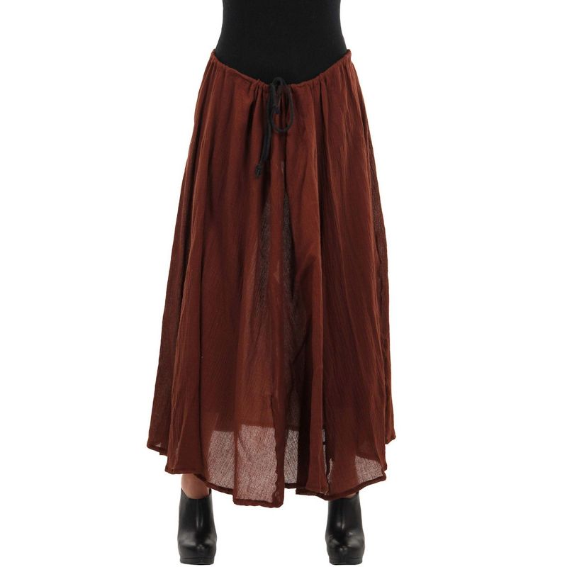HalloweenCostumes.com One Size Fits Most Women  Pirate Parachute Skirt Brown, Brown, 1 of 4