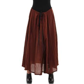 HalloweenCostumes.com One Size Fits Most Women  Pirate Parachute Skirt Brown, Brown