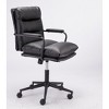 TiramisuBest Black PU Mid Back Office Chair: Comfortable, Durable & Easy to Assemble - 3 of 4