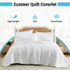 HLC.ME Weston - 3 Piece Quilt Set, Lightweight Bedspread Coverlet Set - 2 of 4