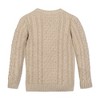 Boys' Organic Long Sleeve Fisherman Cable Pullover Sweater, Kids - 3 of 3