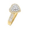 Ross-Simons 0.98 ct. t.w. Diamond Heart Ring in 14kt Yellow Gold Size 7 - 3 of 4