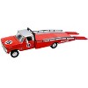 Ford F-350 Ramp Truck & 1967 Mercury T/A Cougar #15 Parnelli Jones Red w/Silver Top 1/64 Diecast Models by Greenlight for ACME - 3 of 4